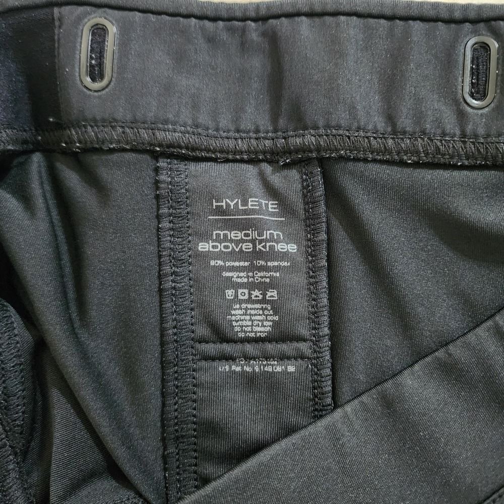 Hylete Athletic Training Shorts Mens Medium Black Excellent Above Knee Pockets - Picture 5 of 5